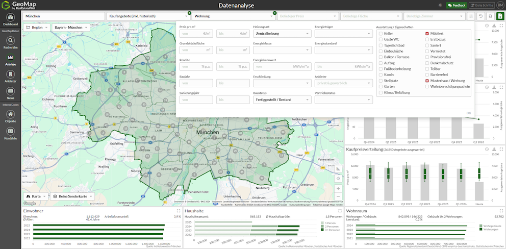 Datenanalyse-Muenchen Datenanalyse GeoMap München